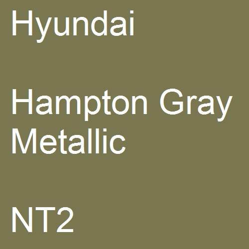 Hyundai, Hampton Gray Metallic, NT2.